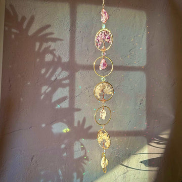 Chakra Gemstone Wall Hanging - Suncatcher