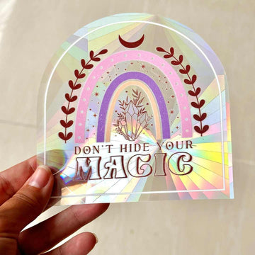 Crystal Magic Suncatcher Sticker