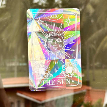The Sun-Tarot Suncatcher Sticker