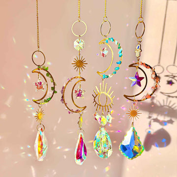 Crystal Moon Suncatcher
