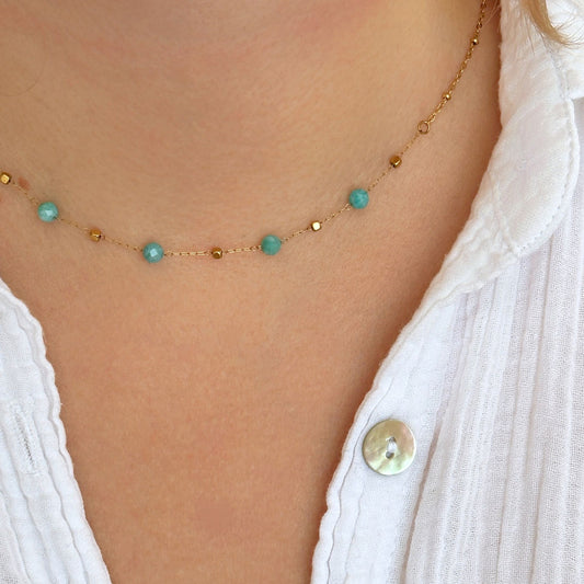 Crystal Harmony Chain Necklace