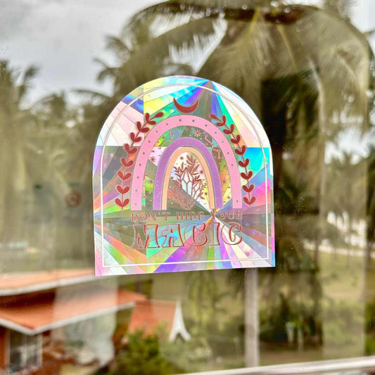 Crystal Magic Suncatcher Sticker