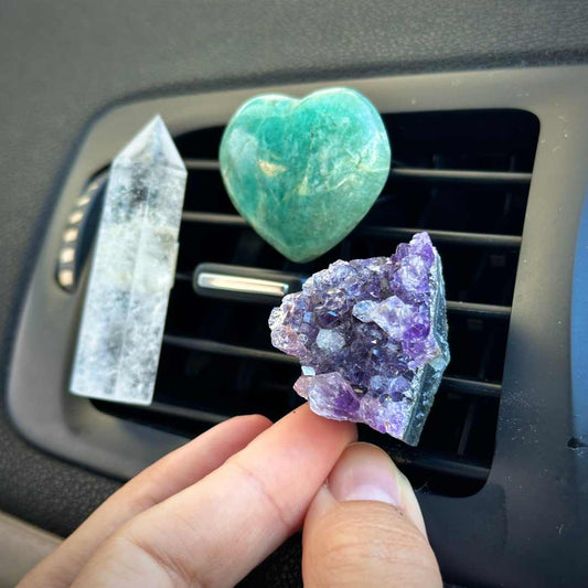 Peace & Focus Car Crystal Clips
