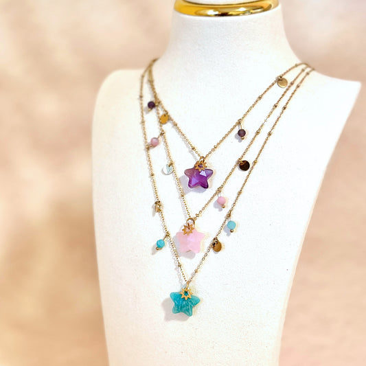 Starfall Crystal Necklace