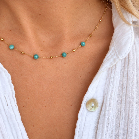 Crystal Harmony Chain Necklace
