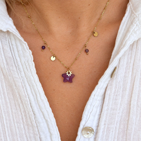 Starfall Crystal Necklace