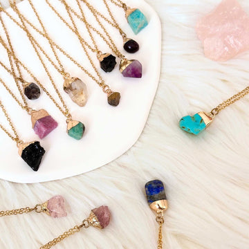 Raw Crystal Necklaces