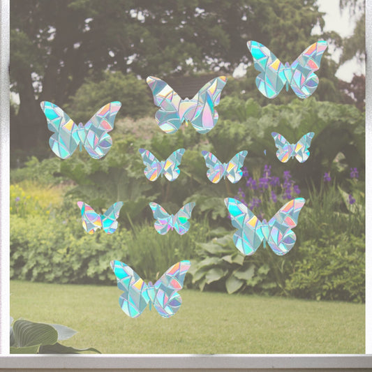 Butterfly Suncatcher Stickers Set (10pcs)