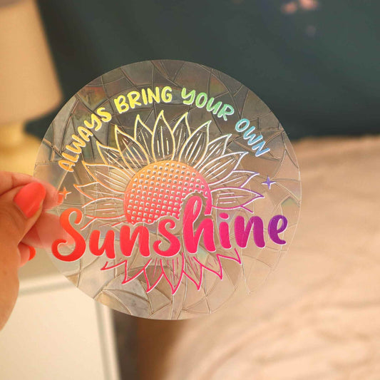 Sunshine Suncatcher Window Cling